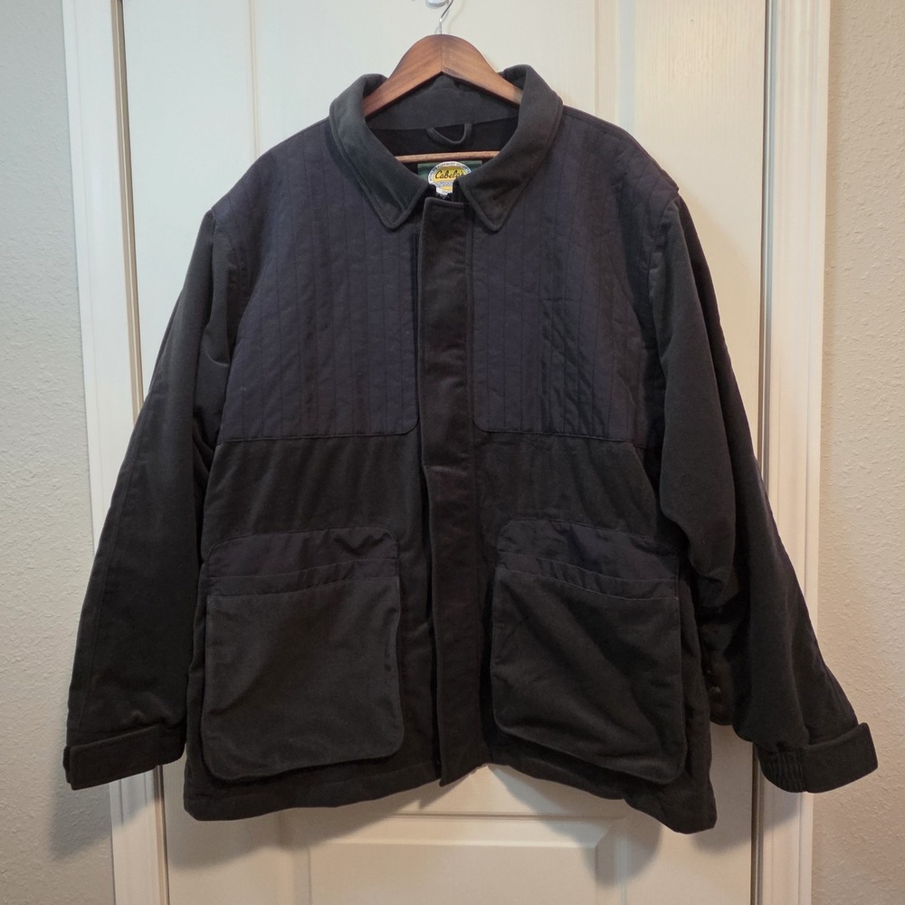 Cabela's Mens 2XL Dry-Plus Hunter Green Polyester Zip-up Jacket